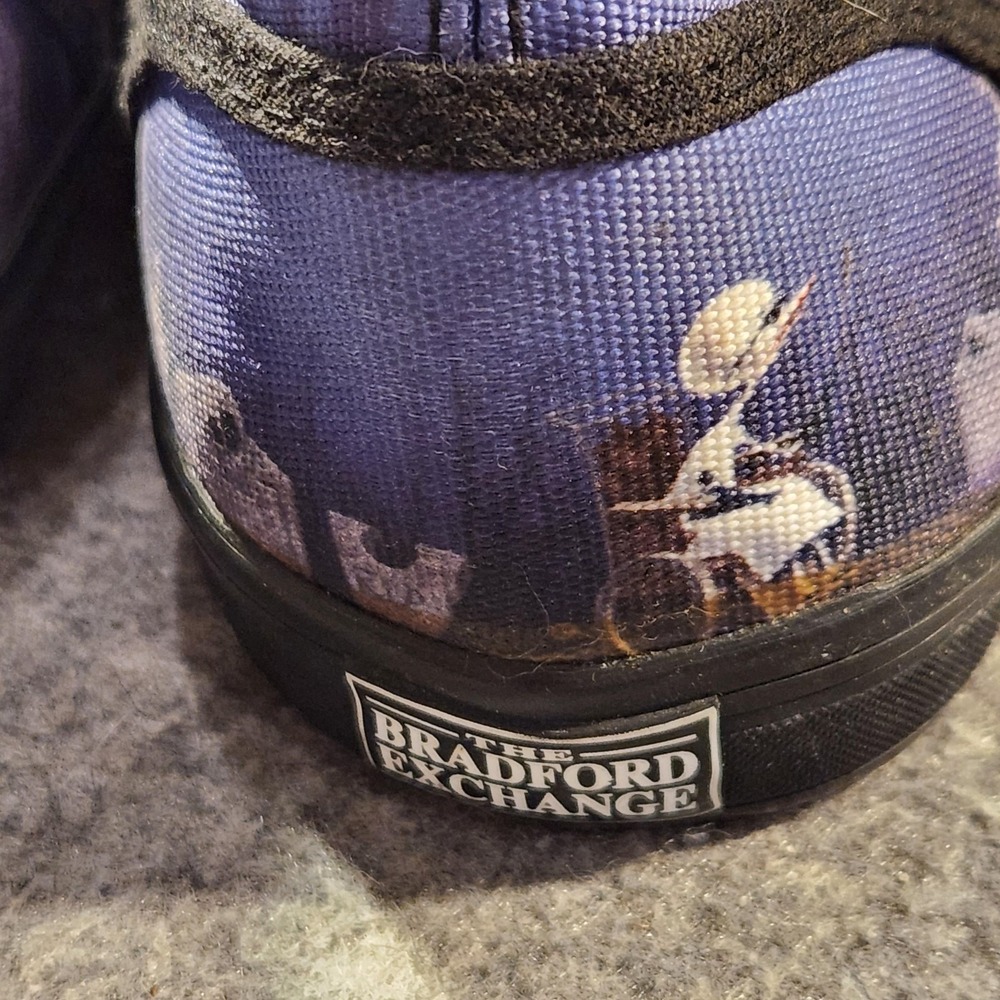 Disney Bradford Exchange Nightmare Before Christmas Shoes Womens Size 8 Canvas - Picture 6 of 8